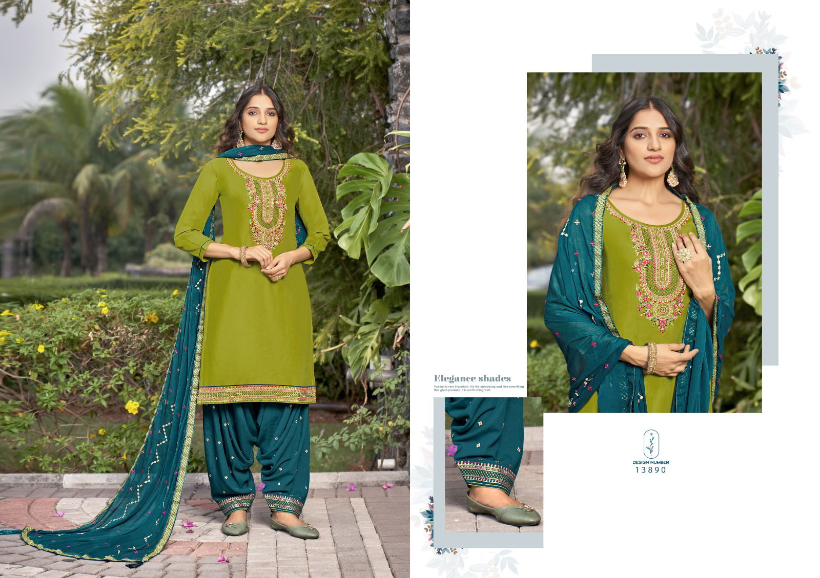Kalaroop Of Patiyala Vol 35 Heavy Jam Silk Kurti Bottom With Dupatta Catalog

